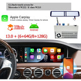 Wireless Carplay Android Auto Full Screen LVDS Interface for Mercedes Benz S CLS C257 NTG 5.5 6.0 Without Touch Screen