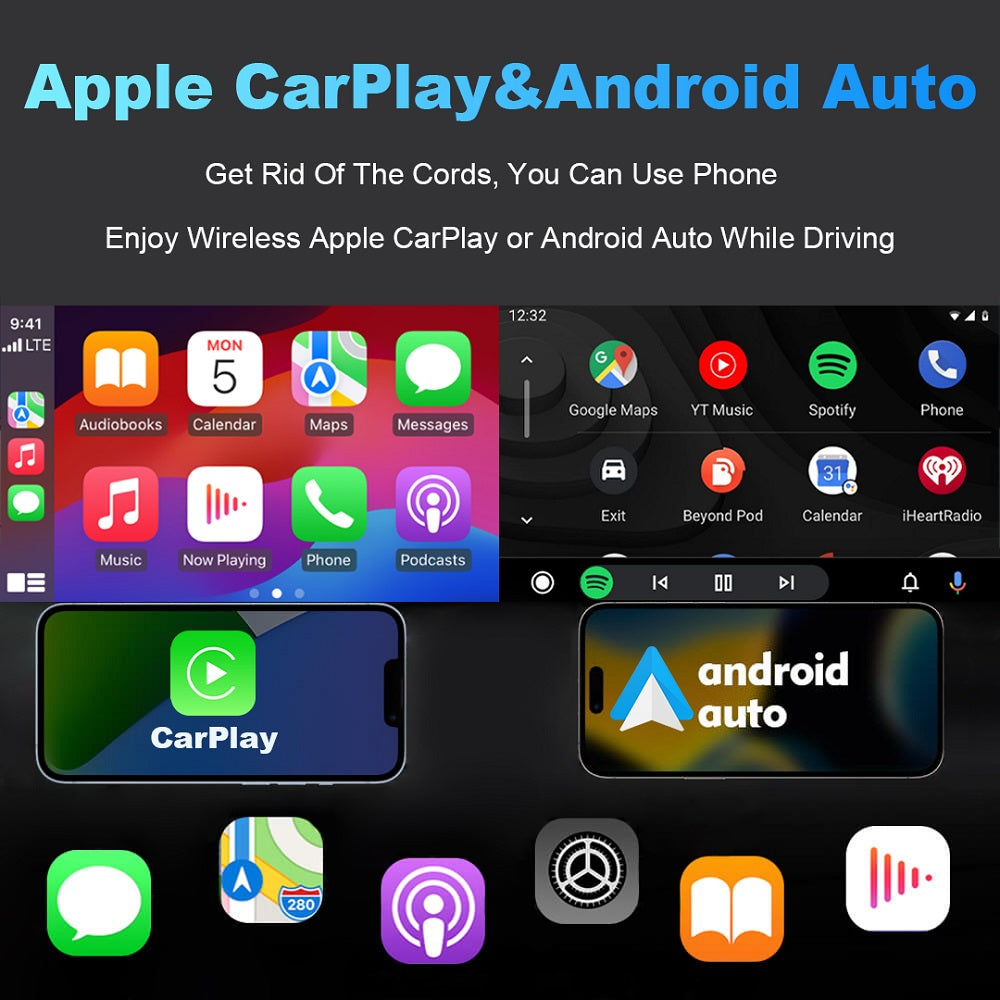 Wireless Apple CarPlay Android Auto Interface for Maserati Quattroporte Ghibli 2012-2018