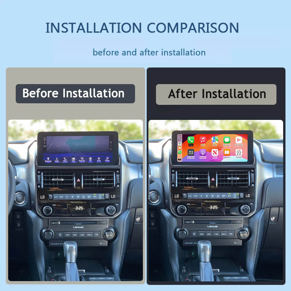 Android 13.0 Multimedia Interface for Lexus GX460 2022-2023 with Youtube, Google Play