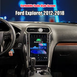 Android Car Radio For Ford Explorer 2011-2019 Stereo Replacement Tesla-Style Screen Built-in Carplay/Android Auto