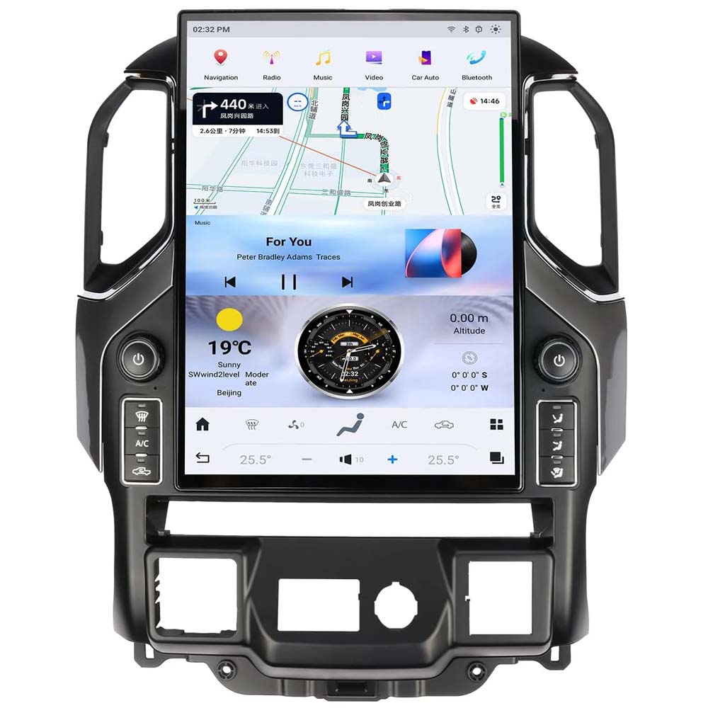 Chevrolet Silverado GMC Sierra 2019-2024 Android 13 IPS 2K Touch Screen GPS Navigation Video Player Support Carplay
