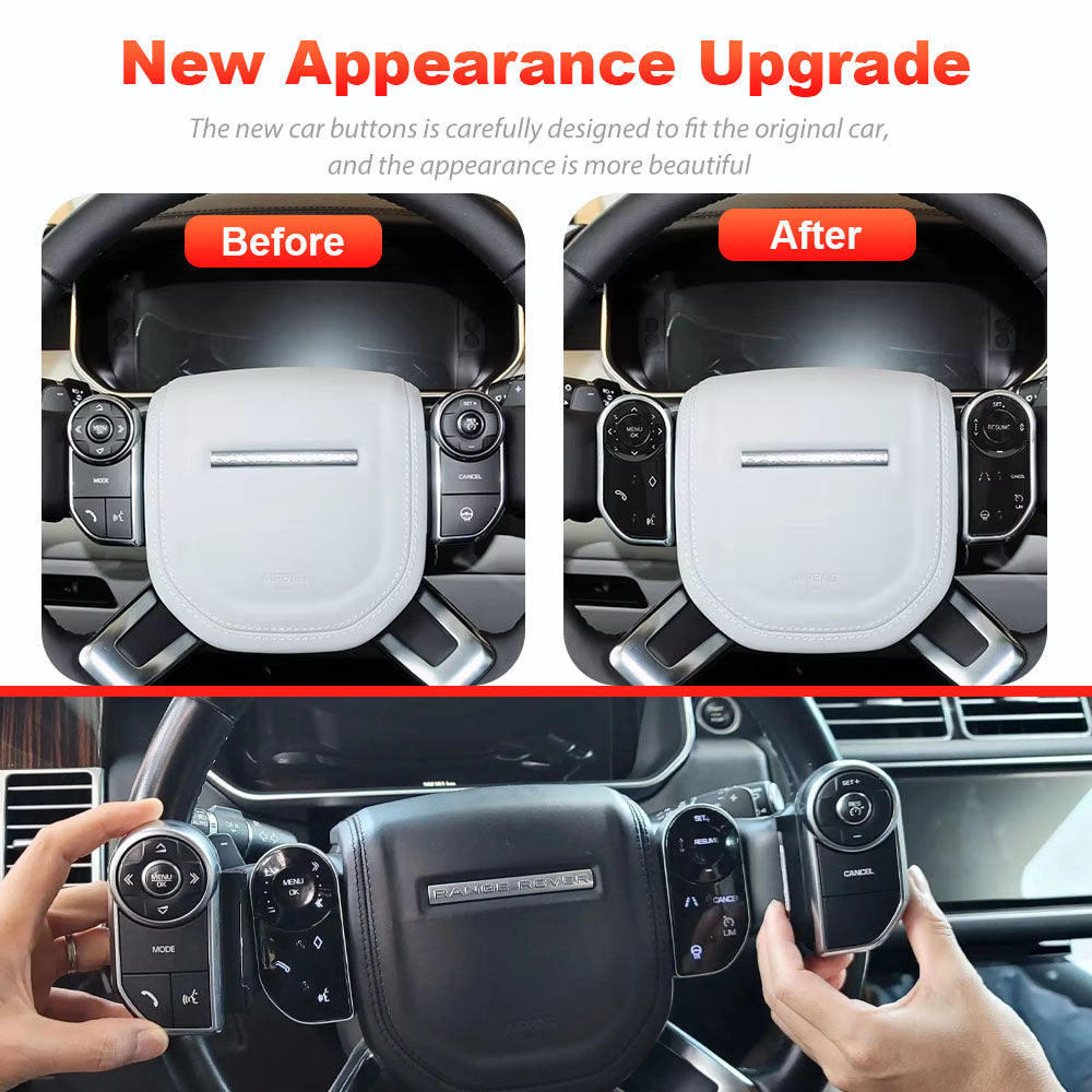 Steering Wheel Control Buttons for Range Rover Vogue Sport L405 L494 2013-2017 Land Rover Discovery 5 LR5 2017-2019