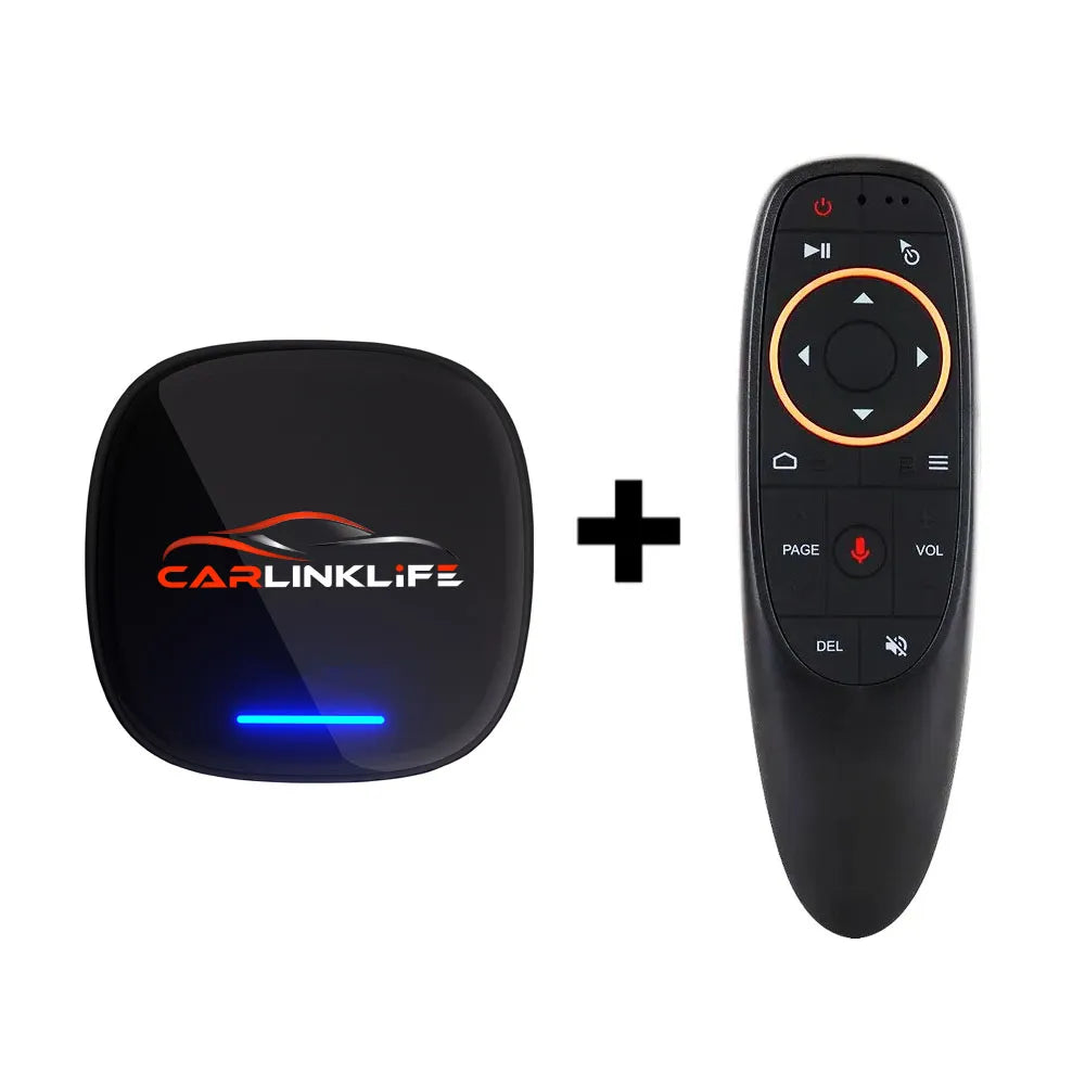 Carlinklife Magic Box 2.0 - Wireless CarPlay/ Android Auto Adapter Streaming Multimedia AI Box - CP2Video MAX