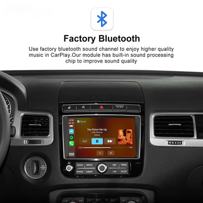 Wireless Apple CarPlay for Volkswagen Touareg RCD550/RNS850 2010-2017 Android Auto Mirroring Link VW Car Play Retrofit