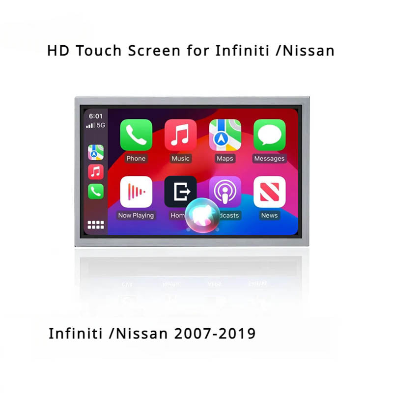 Replacement HD Touch Screen for Infiniti /Nissan 2007-2019 ( Without CarPlay Function. Don't Purchase Separately! )