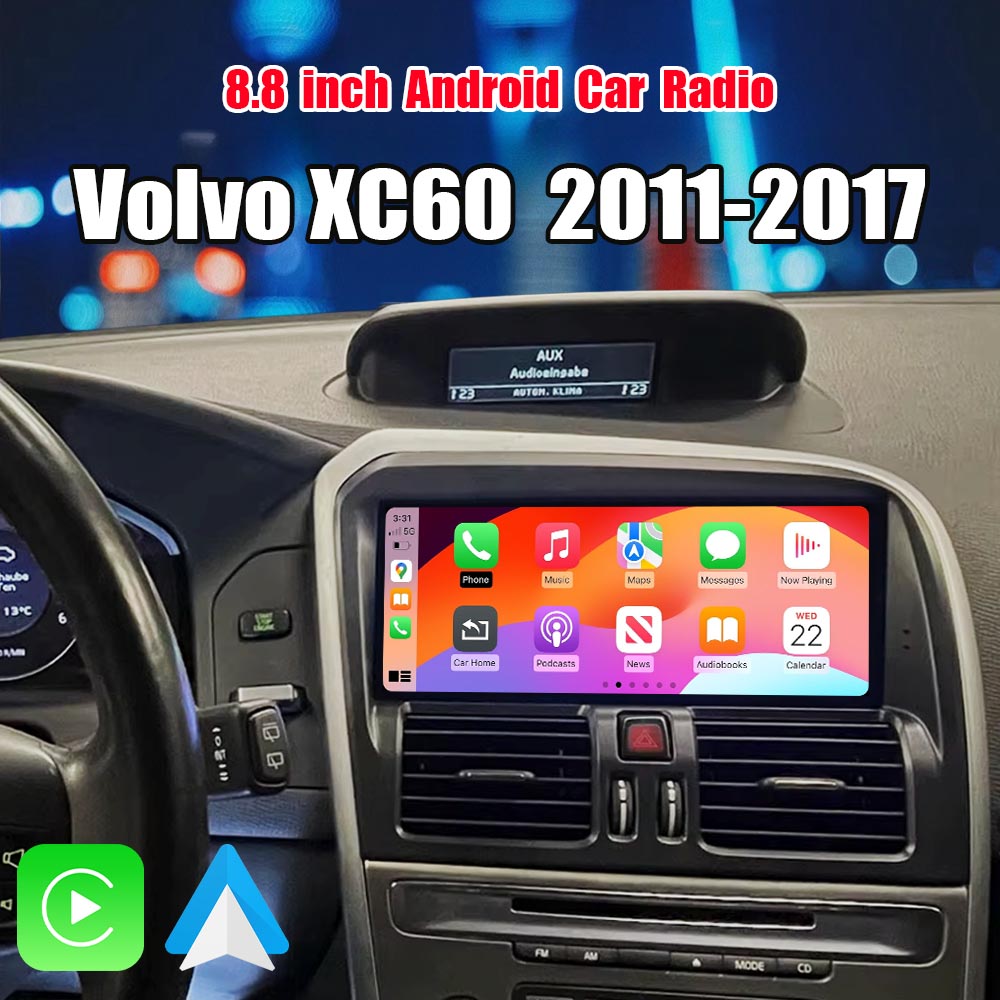 8.8 inch Android Car Radio For Volvo XC60 2011-2017 Car Stereo CarPlay Multimedia Player