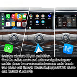 Wireless CarPlay Android Infotainment Module for Nissan Patrol Y62 QX60 Pathfinder R52 2010-2020  with NetFlx, Google Play