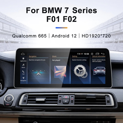 12.3inch BMW 7 Series F01 F02 Android13 Car Multimedia Players ID8 Wireless Carplay
