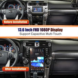 Toyota 4Runner 2009-2020 Tesla-Style Android Screen GPS Navigation Radio 13.6''