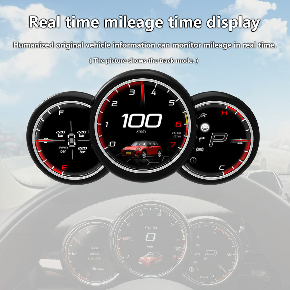 LCD Digital Cluster For BMW MINI Cooper 2014-2023 Linux Digital LCD Dashboard Instrument Gauge Cluster Speedometer