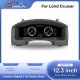 LCD Digital Cluster For Land Cruiser 2008-2022 Linux Digital LCD Dashboard Instrument Gauge Cluster