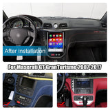 10.5 inch Android Car Radio For Maserati GT GranTurismo 2007-2017 Stereo Replacement Tesla-Style Screen Built-in Carplay/Android Auto