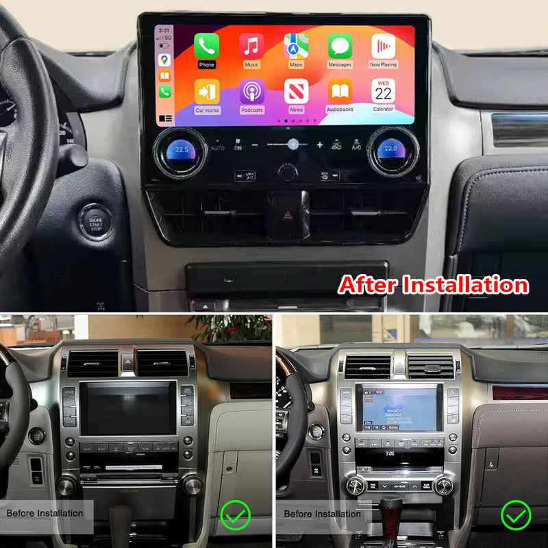 Lexus GX460 2010-2021 CarPlay Multimedia Video Player GX550 Style Radio ...