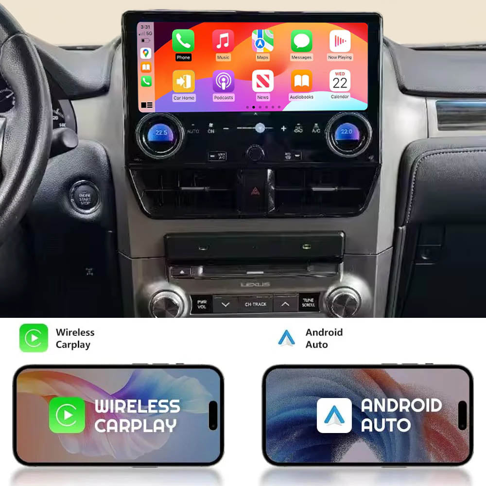Lexus GX460 2010 - 2021 CarPlay Multimedia Video Player GX550 Style Car Radio