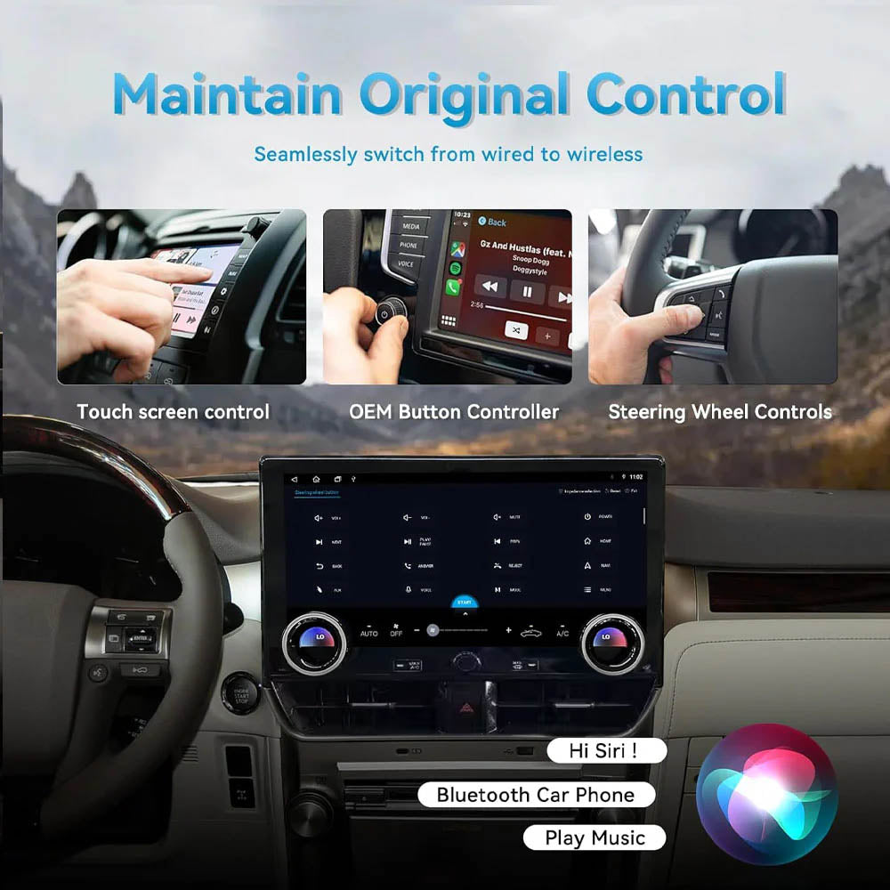 Lexus GX460 2010 - 2021 CarPlay Multimedia Video Player GX550 Style Car Radio