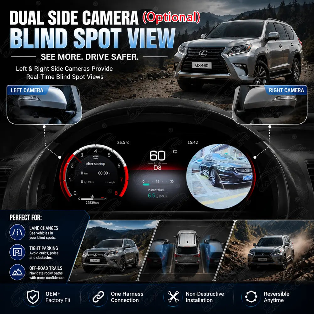 Lexus GX460 (2010-2019) Digital Cluster with CarPlay