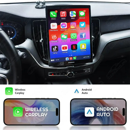 Volvo XC90 XC60 XC40 S60 S90 V60 V90 (2017-2027) 12.1" Android Car Screen Upgrade with Wireless CarPlay & Android Auto