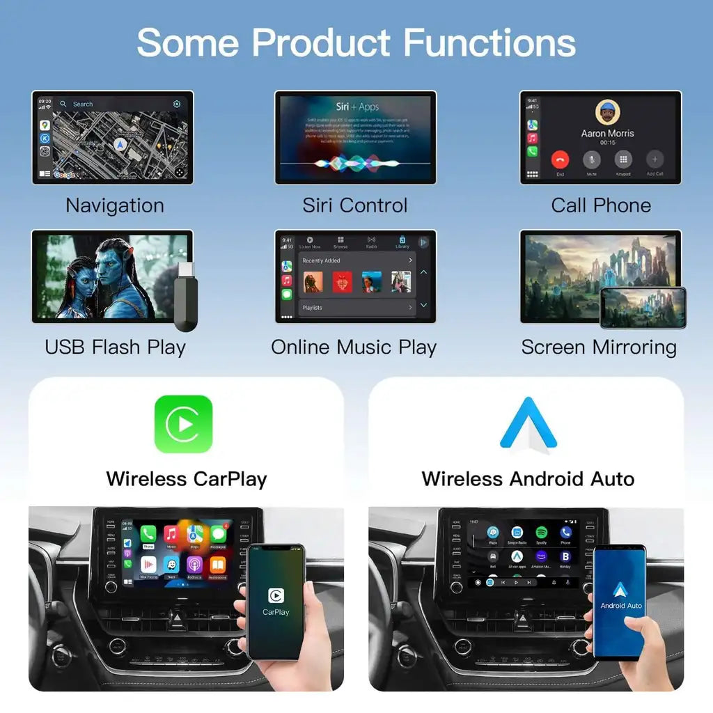 Wireless Apple Carplay/Android Auto Module For TOYOTA Touch2