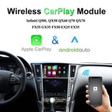 Wireless Apple Carplay/Android Auto Module For Infiniti Q50 QX50 QX60 Q70 QX70 FX35 GX35 FX50 EX25 EX35 Nissan Patrol AirPlay Mirror Link GPS OEM Camera