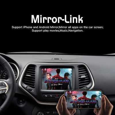 Wireless CarPlay Android Auto Upgrade Module for Jeep Grand Cherokee Commander Compass 2014-2020 8.4 inch uConnect CarPlay Retrofit