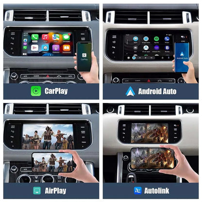 Wireless Apple CarPlay/Android Auto Upgrade Module for Land Rover Jaguar Bosch Discovery4 Evoque Freelander2 XE XF XJL Mirroring Decoder