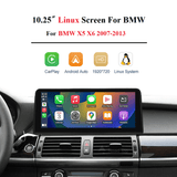 10.25 LINUX SCREEN BMW X5 F15 F85 X6 F16 F86 2007-2016 UPGRADE Wireless Carplay/Android auto NBT CCC CIC