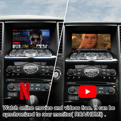 Wireless Apple Carplay/Android Auto for Infiniti FX35 FX50 G37 M45 QX60 Q70 GT-R Nissan Patrol 370Z 2008-2021
