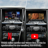 Wireless Apple Carplay/Android Auto for FX35 FX50 G37 M45 QX60 Q70 GT-R Nissan Patrol 370Z 2008-2021
