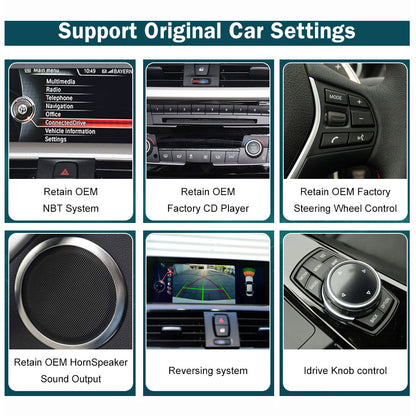 10.25 LINUX SCREEN BMW 1 2 Series F20 F21 F22 F23 E87 2004-2016 UPGRADE Wireless Carplay/Android Auto
