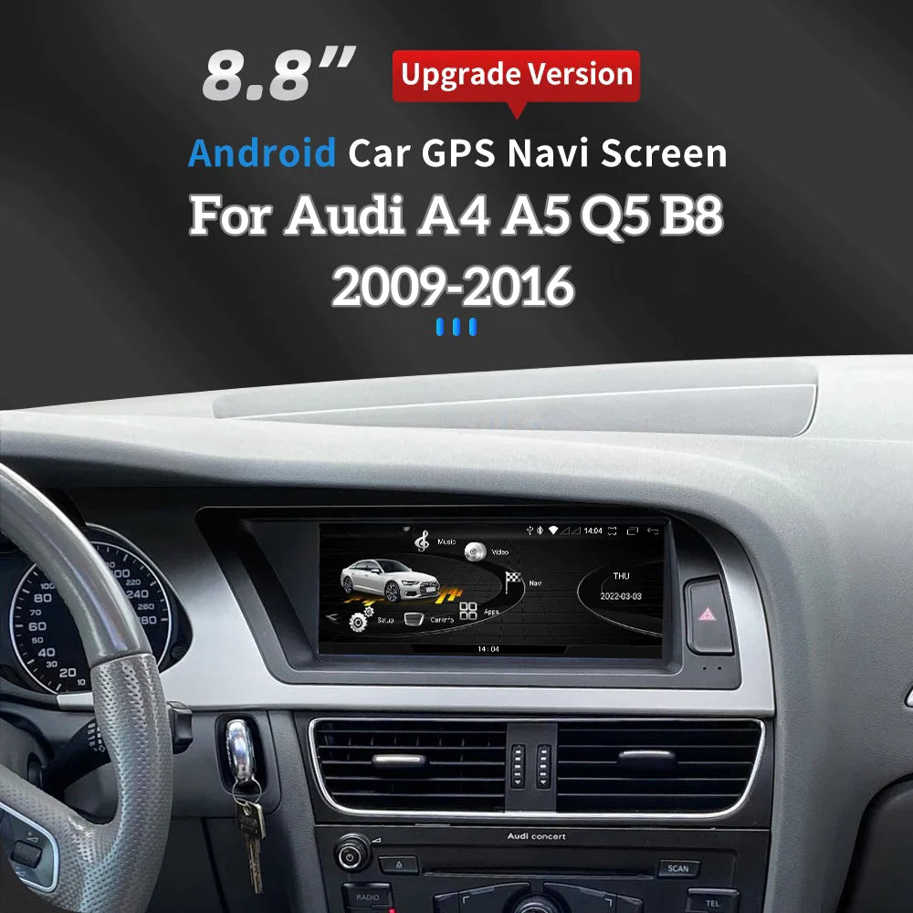 8" Android 13 Car Multimedia Player Carplay For Audi A4 A5 Q5 B8 2009-2016