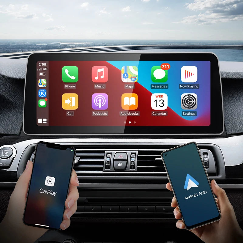 12.3inch BMW 5 2010-2017 F10 F11 Series Android13 Car Multimedia Wireless Carplay