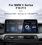 12.3inch BMW 5 2010-2017 F10 F11 Series Android13 Car Multimedia Wireless Carplay