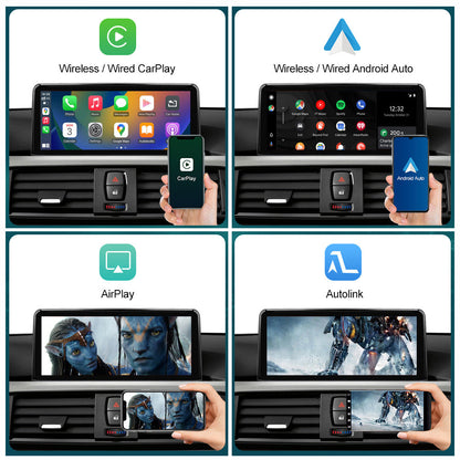 10.25 LINUX SCREEN BMW 1 2 Series F20 F21 F22 F23 E87 2004-2016 UPGRADE Wireless Carplay/Android Auto